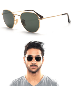 Rayban Rexagonal Flat Lenses