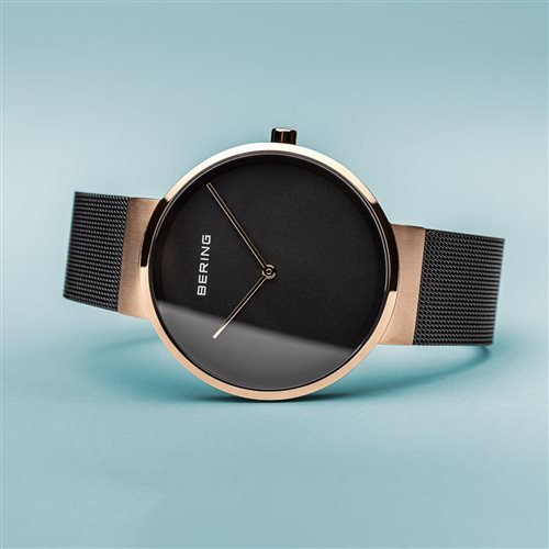 Montre Bering Homme -Noir et Or Rose 14539-166 - Image 4