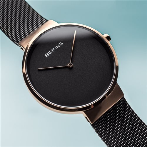Montre Bering Homme -Noir et Or Rose 14539-166 - Image 3
