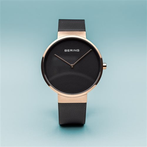 Montre Bering Homme -Noir et Or Rose 14539-166 - Image 2