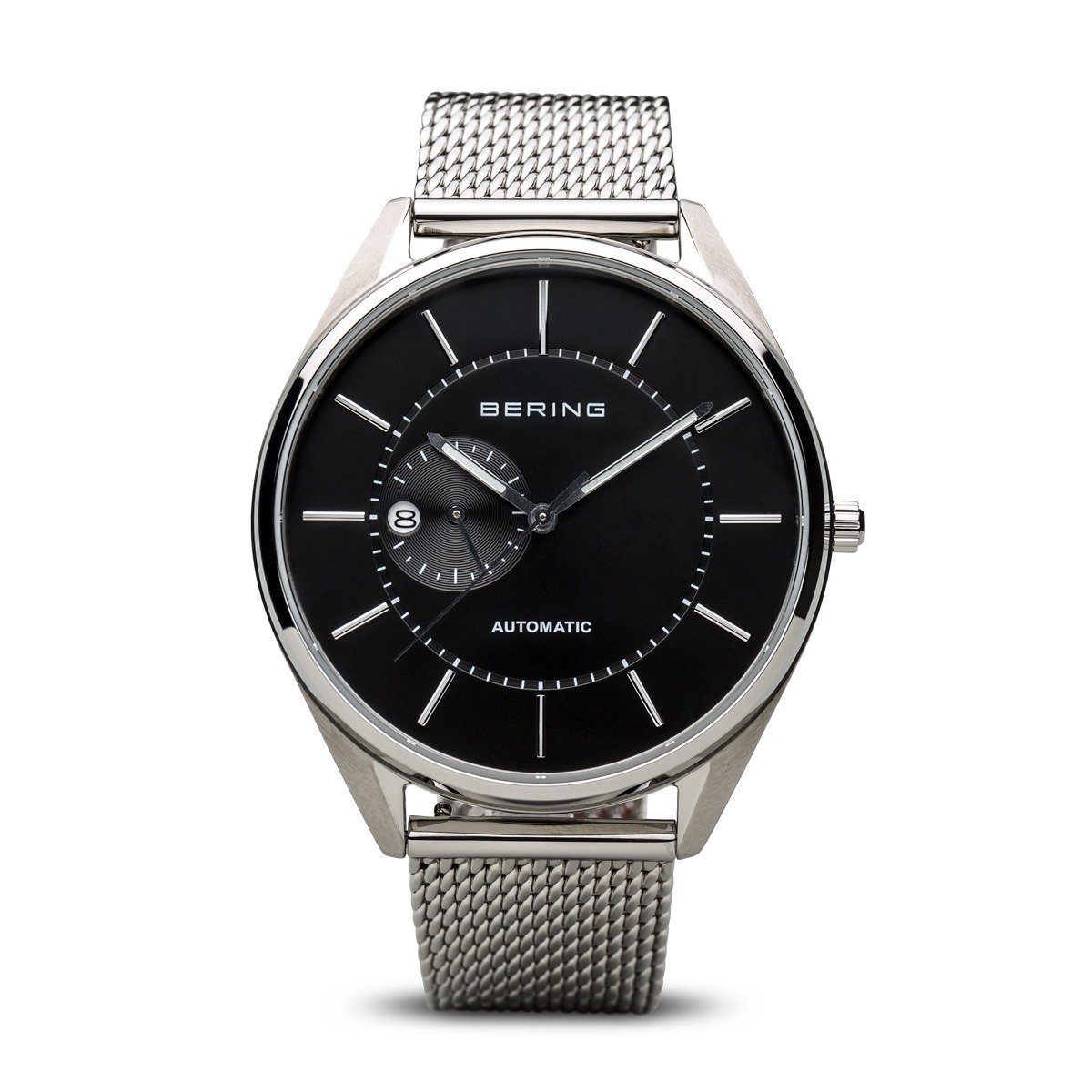 Montre Bering Automatique Homme - Élégance Noir et Mouvement Visible, Livraison Rapide au Maroc