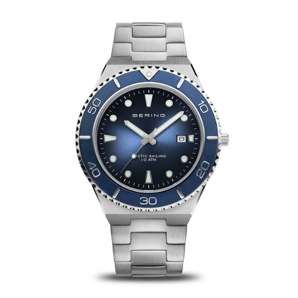 Montre Bering Arctic Sailing Bleu – Résistante à l'Eau 10 ATM | Livraison Rapide Maroc