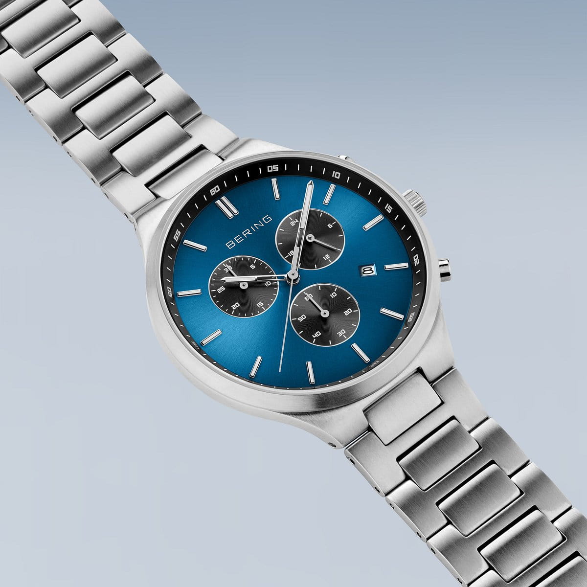 Montre BERING Chronograph Homme Bleu 11743-707 - Image 4