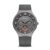 Montre Bering Multifonction - Design Moderne avec Compteurs et Détails Orange