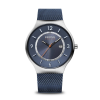 Montre Bering Solar - Design Moderne avec Cadran Bleu et Bracelet Milanais