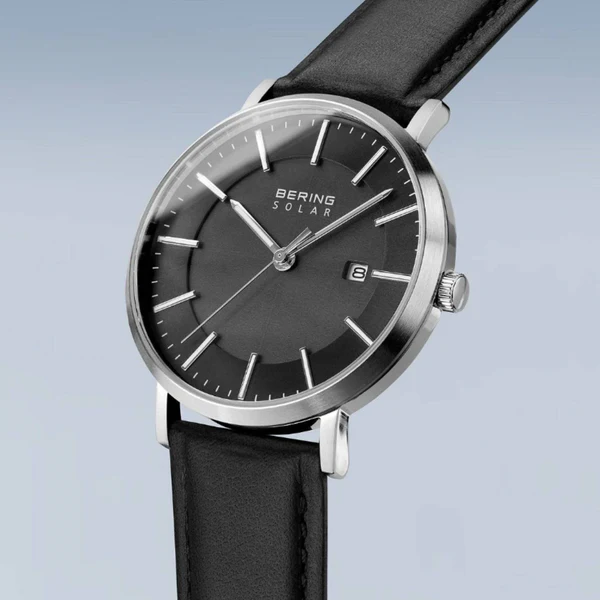 Montre Bering Solar Cuir Noir 15439-402 - Image 2