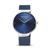 Montre Bering Mon René - Cadran Bleu avec Bracelet Milanais