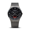 Montre Bering Ceramic - Design Moderne avec Cadran Noir et Accents Rouges