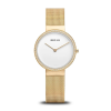 Montre Femme Bering Dorée – Cristaux & Cadran Blanc Élégant