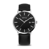Montre Bering Solar avec Cadran Noir et Bracelet en Cuir | Élégance et Livraison Rapide au Maroc