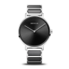 Montre Bering Minimaliste Acier avec Cadran Noir | Élégance Simple et Livraison Rapide