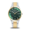 Montre Bering Solar Originale 100% – Élégance Verte avec Bracelet en Titane